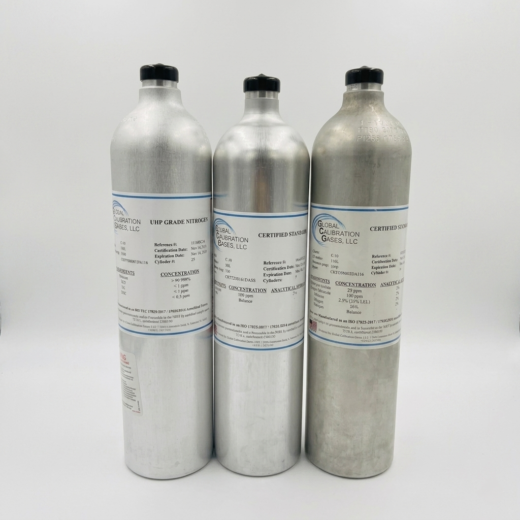 Global Calibration Gases, LLC Calibration Gas Cylinder